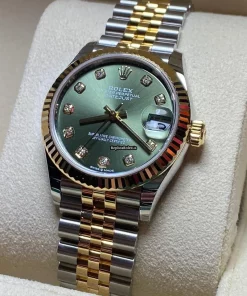Suitable Fake Rolex Datejust 278273-0030 31mm Yellow Gold Case Watch