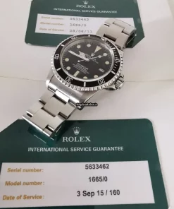 Defect Fake Rolex Sea-dweller 1665 Caliber 1570 Automatic Movement 40mm Steel Case Mens/unisex Watch