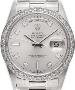 Epic Copies Rolex Day-date 36 18346 Caliber 3155 Automatic Movement 36mm Platinum Case Mens/unisex Watch