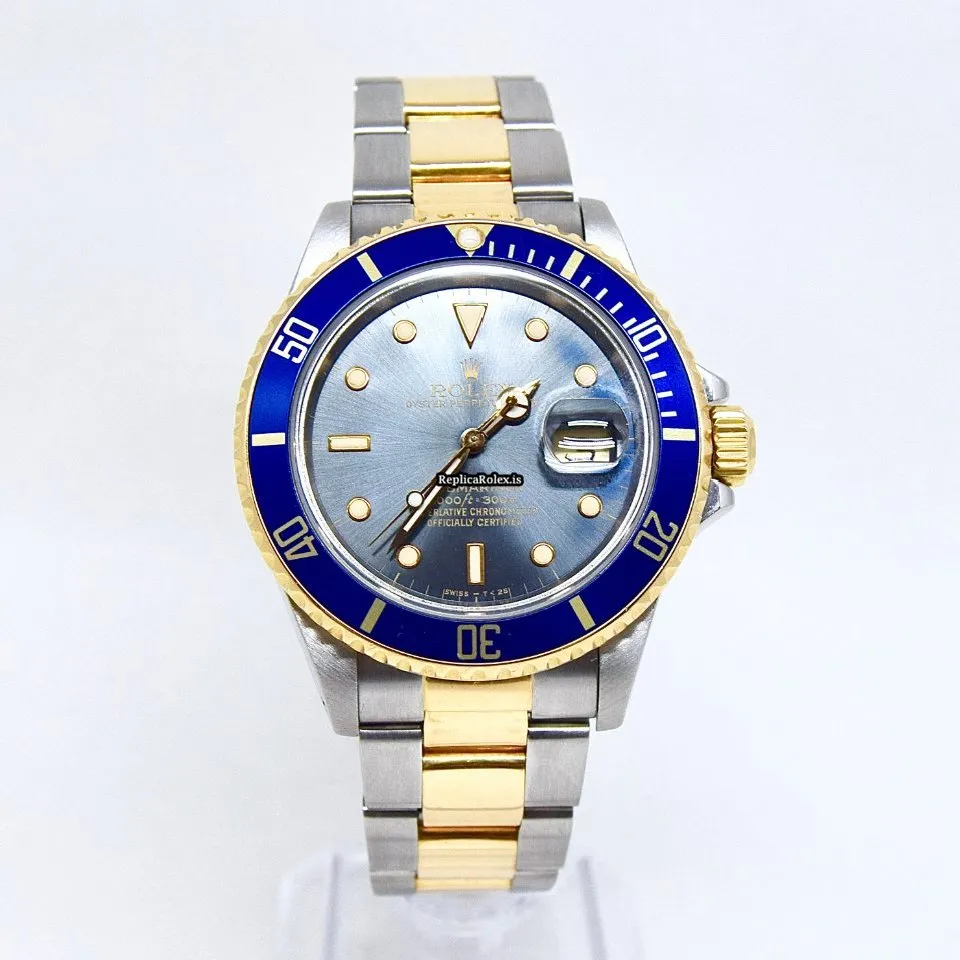 Fabulous Replica Rolex Submariner Date 16803 Caliber 3035 Automatic Movement 40mm Gold/steel Case Mens/unisex Watch