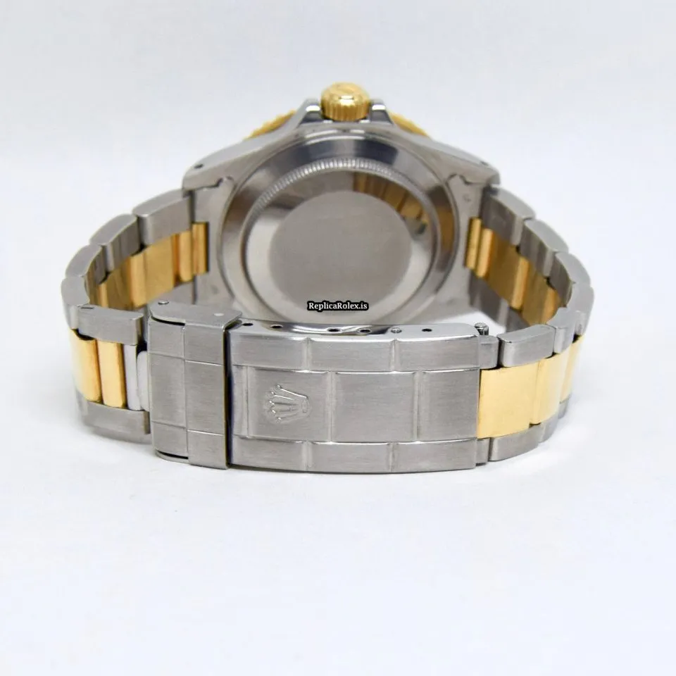 Fabulous Replica Rolex Submariner Date 16803 Caliber 3035 Automatic Movement 40mm Gold/steel Case Mens/unisex Watch - Image 4