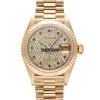 Nice Fakes Rolex Lady-datejust 69178 Automatic Movement 26mm Yellow Gold Case Womens Watch