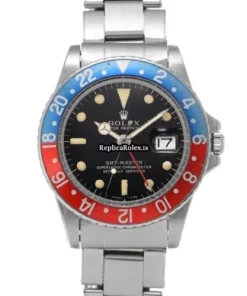Luxury Replica Rolex Gmt-master 1675 Caliber 1570 Automatic Movement 40mm Steel Case Watch