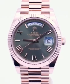 Lovely Fake Rolex Day-date 40 228235 Automatic Movement 40mm Rose Gold Case Mens/unisex Watch