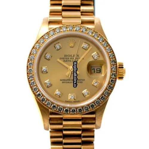 Epic Replica Rolex Lady-datejust 79138g Automatic Movement 26x29mm Yellow Gold Case Womens Watch