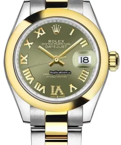 Cool Replicas Rolex Datejust 278243 Caliber 2236 Automatic Movement 31mm Gold/steel Case Womens Watch