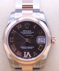 Attractive Replica Rolex Lady-datejust 178241 Automatic Movement 31mm Gold/steel Case Womens Watch