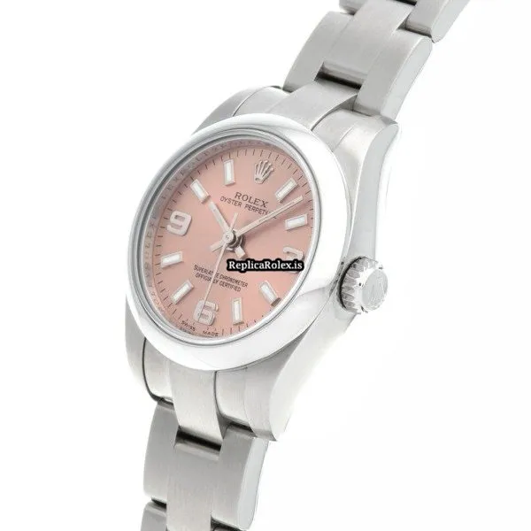 Durable Replica Rolex Oyster Perpetual 26 176200 Caliber 2231 Automatic Movement 26mm Steel Case Womens Watch - Image 2