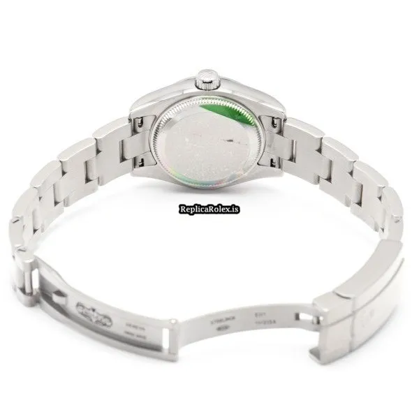 Durable Replica Rolex Oyster Perpetual 26 176200 Caliber 2231 Automatic Movement 26mm Steel Case Womens Watch - Image 4