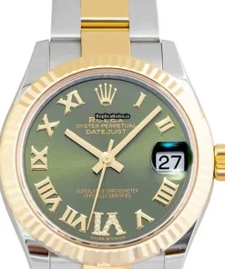 Wonderful Replica Rolex Datejust 278273 Caliber 2236 Automatic Movement 31x37mm Gold/steel Case Womens Watch