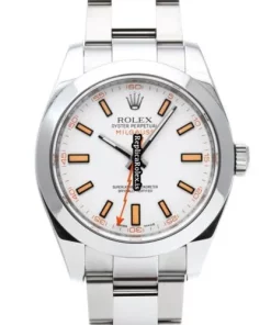 Nice Fake Rolex Milgauss 116400 Caliber 3131 Automatic Movement 40mm Steel Case Watch