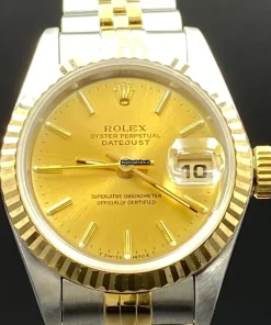 Fantastic Fake Rolex Lady-datejust 69173 Caliber 2135 Automatic Movement 26mm Gold/steel Case Womens Watch