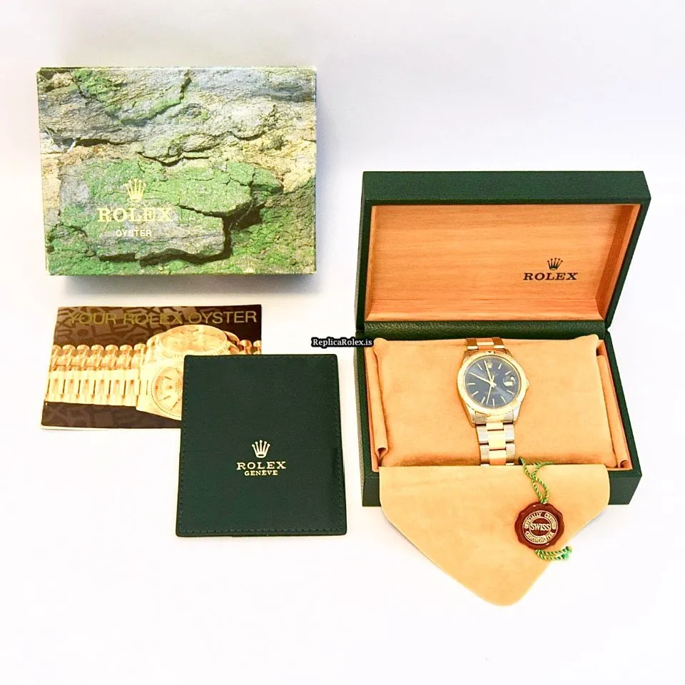 Excellent Imitation Rolex Datejust Turn-o-graph 16263 Caliber 3155 Automatic Movement 36mm Gold/steel Case Mens/unisex Watch - Image 4