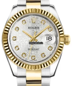 Cheap Fake Rolex Lady-datejust 179173 Caliber 2235 Automatic Movement 26mm Gold/steel Case Womens Watch