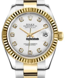 Incredible Replica Rolex Lady-datejust 179173 Caliber 2235 Automatic Movement 26mm Gold/steel Case Womens Watch