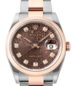 Fabulous Replica Rolex Datejust 126201 Automatic Movement 36mm Gold/steel Case Mens/unisex Watch
