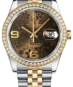 Superb Fake Rolex Datejust 116243 Caliber 3135 Automatic Movement 36mm Gold/steel Case Mens/unisex Watch