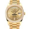 Aaa Clone Rolex Day-date 40 228348rbr Caliber 3255 Automatic Movement 40mm Yellow Gold Case Watch
