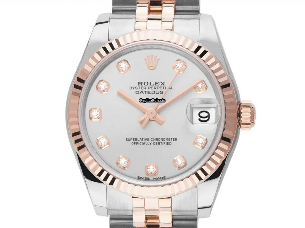 Well Made Fake Rolex Lady-datejust 178271 Caliber 2236 Automatic Movement 31mm Steel Case Mens/unisex Watch