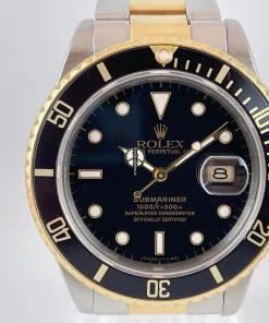 Wonderful Replica Rolex Submariner Date 16803 Caliber 3035 Automatic Movement 40mm Gold/steel Case Mens/unisex Watch