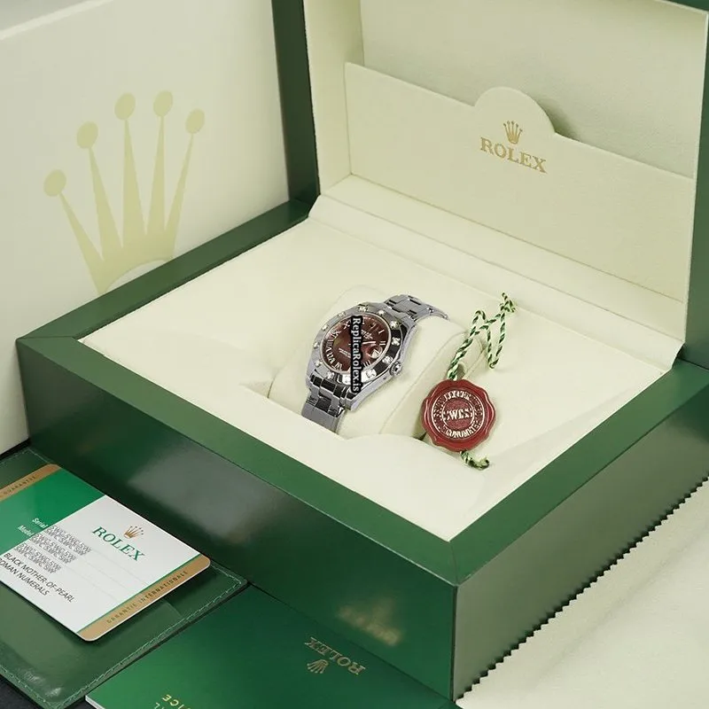 Swiss Replica Rolex Lady-datejust Pearlmaster 81319 Automatic Movement 34mm White Gold Case Womens Watch - Image 14