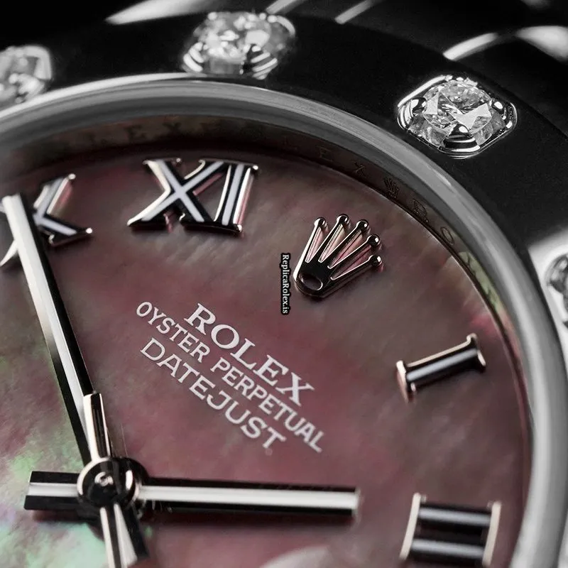 Swiss Replica Rolex Lady-datejust Pearlmaster 81319 Automatic Movement 34mm White Gold Case Womens Watch - Image 6