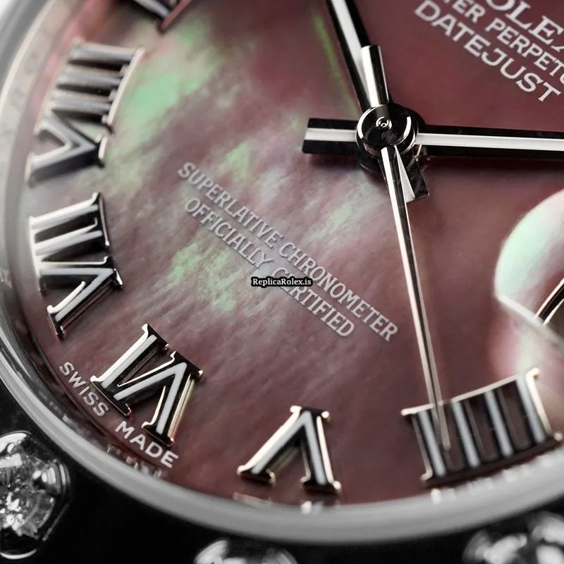Swiss Replica Rolex Lady-datejust Pearlmaster 81319 Automatic Movement 34mm White Gold Case Womens Watch - Image 7