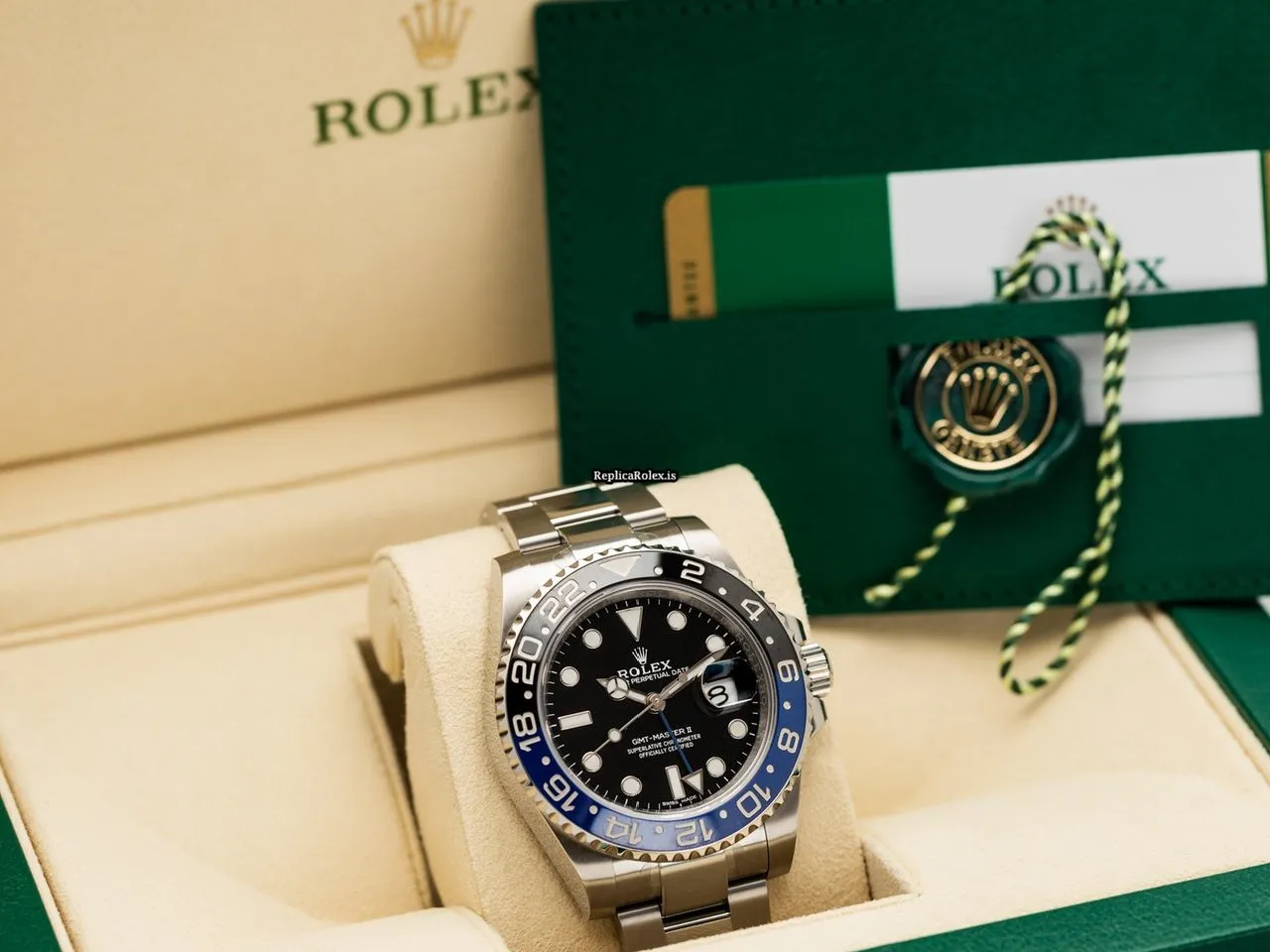 Fabulous Clone Rolex Gmt-master II 116710blnr Cosc Automatic Movement 40mm Steel Case Mens/unisex Watch - Image 8