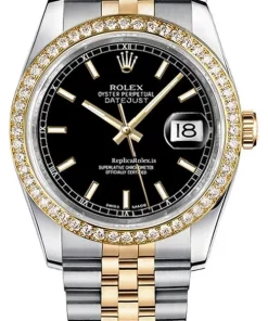 Discount Copies Rolex Datejust 116243 Caliber 3135 Automatic Movement 36mm Gold/steel Case Mens/unisex Watch