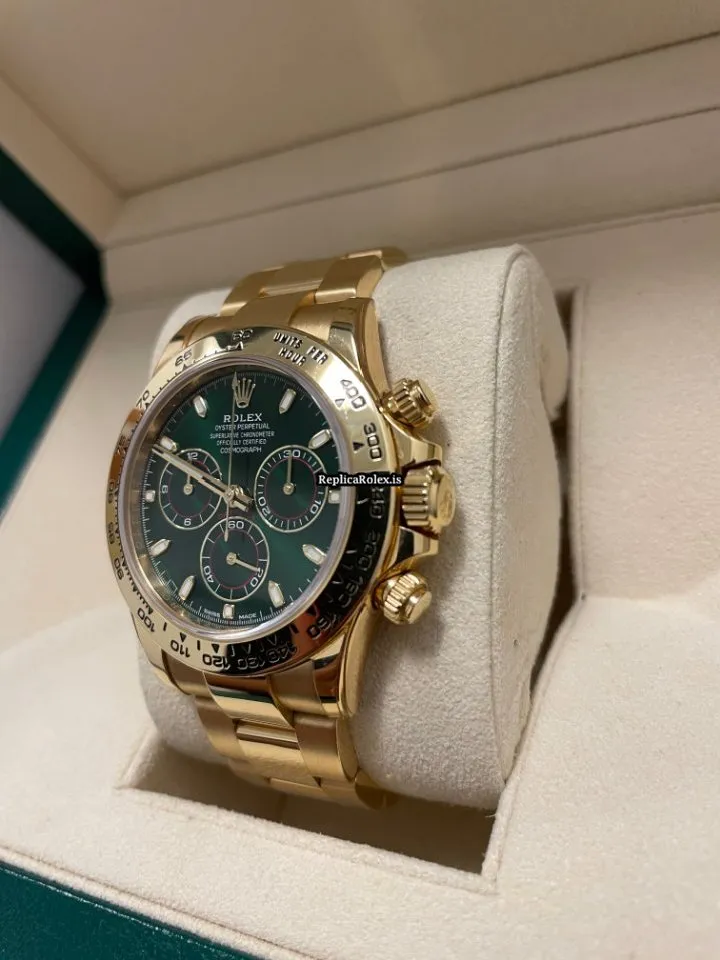 Marvellous Replica Rolex Daytona 116508 Caliber 4130 Automatic Movement 40mm Yellow Gold Case Mens/unisex Watch - Image 4