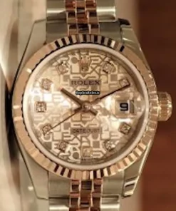 Exquisite Replica Rolex Lady-datejust 179171 Caliber 2235 Automatic Movement 26mm Gold/steel Case Womens Watch