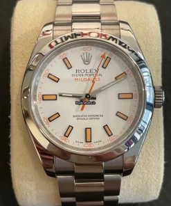 Well Made Replica Rolex Milgauss 116400 Caliber 3131 Automatic Movement 40mm Steel Case Mens/unisex Watch