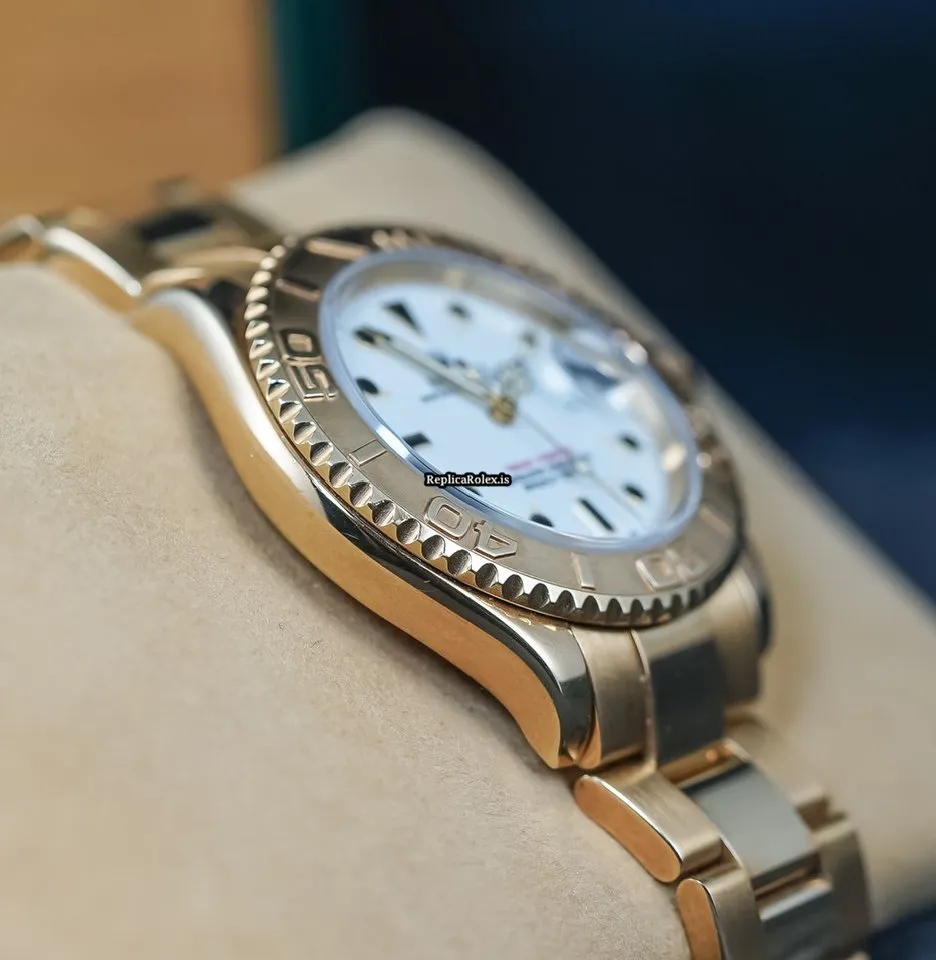 Perfect Imitation Rolex Yacht-master 16628 Caliber 3135 Automatic Movement 40mm Yellow Gold Case Mens/unisex Watch - Image 3