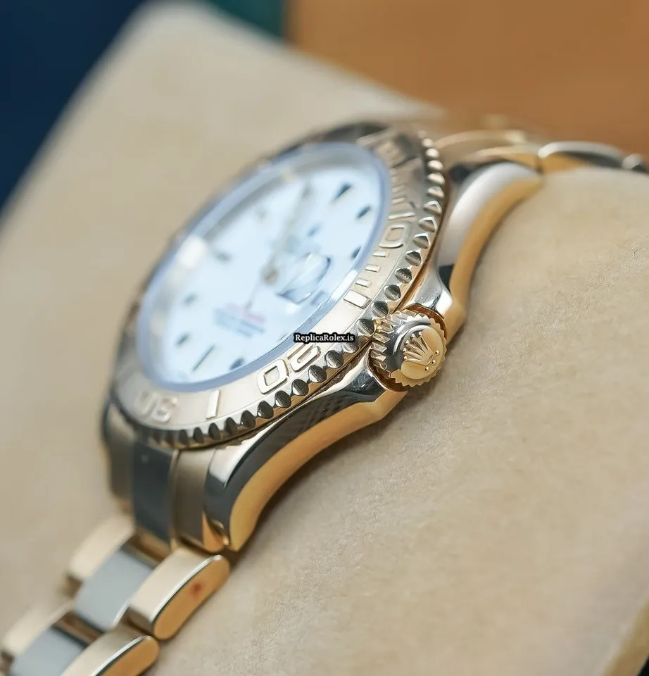 Perfect Imitation Rolex Yacht-master 16628 Caliber 3135 Automatic Movement 40mm Yellow Gold Case Mens/unisex Watch - Image 4