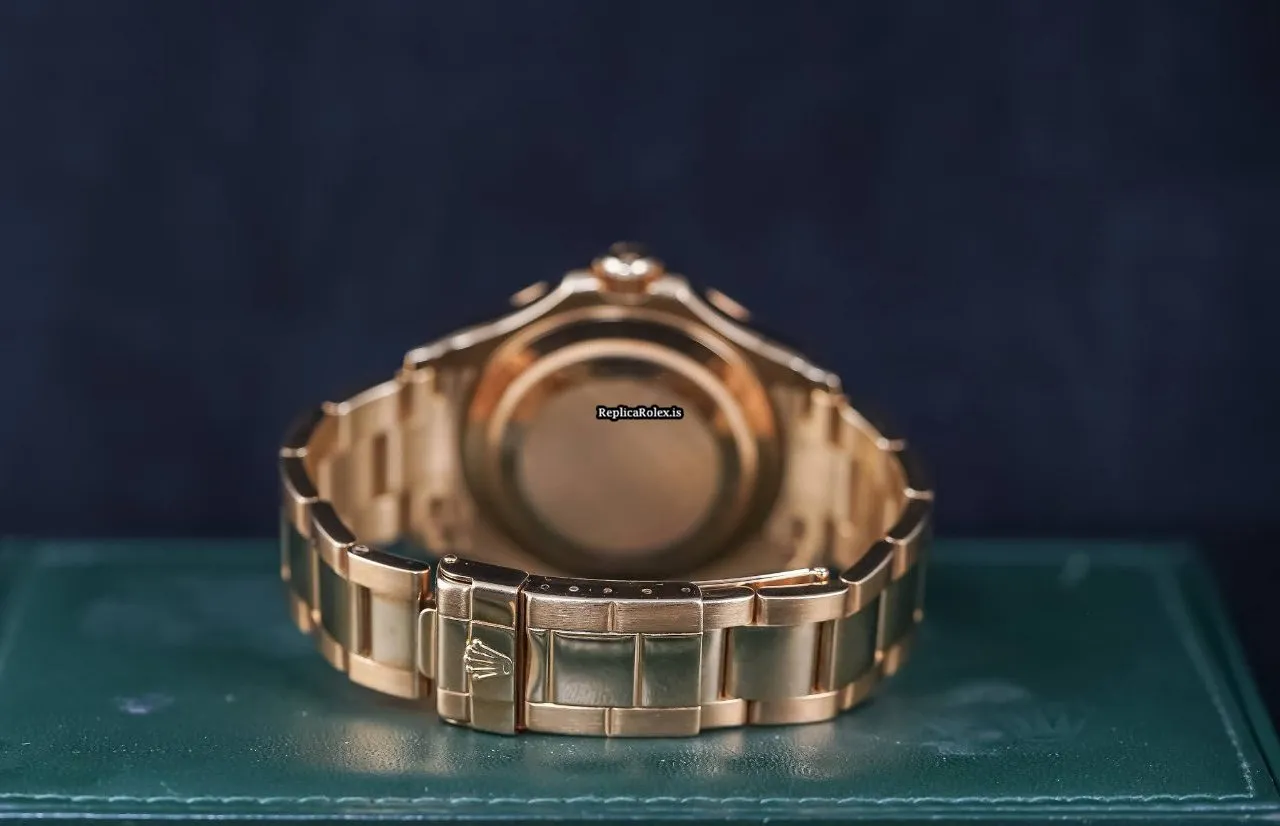 Perfect Imitation Rolex Yacht-master 16628 Caliber 3135 Automatic Movement 40mm Yellow Gold Case Mens/unisex Watch - Image 5