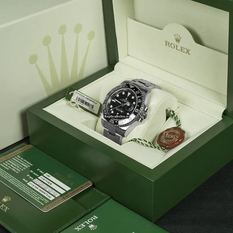 Wholesale Copies Rolex Gmt-master II 116710ln Automatic Movement 40mm Steel Case Mens/unisex Watch - Image 14