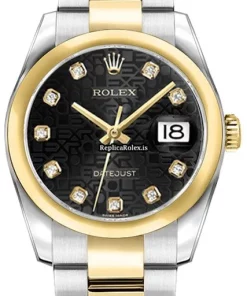 Quality Fake Rolex Lady-datejust 179163 Caliber 2235 Automatic Movement 26mm Gold/steel Case Womens Watch