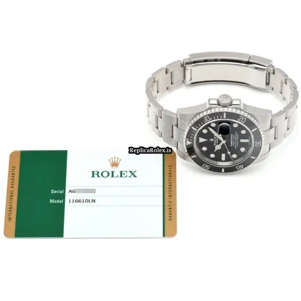 Fantastic Replicas Rolex Submariner Date 116610ln Caliber 3135 Automatic Movement 40mm Steel Case Watch - Image 5