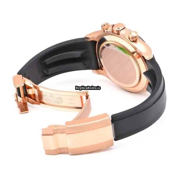 Distinctive Replica Rolex Daytona 116515ln Caliber 4130 Automatic Movement 40mm Rose Gold Case Watch - Image 4