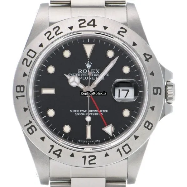 Amazing Fake Rolex Explorer II 16570 Caliber 3185 Automatic Movement 40mm Steel Case Watch - Image 6