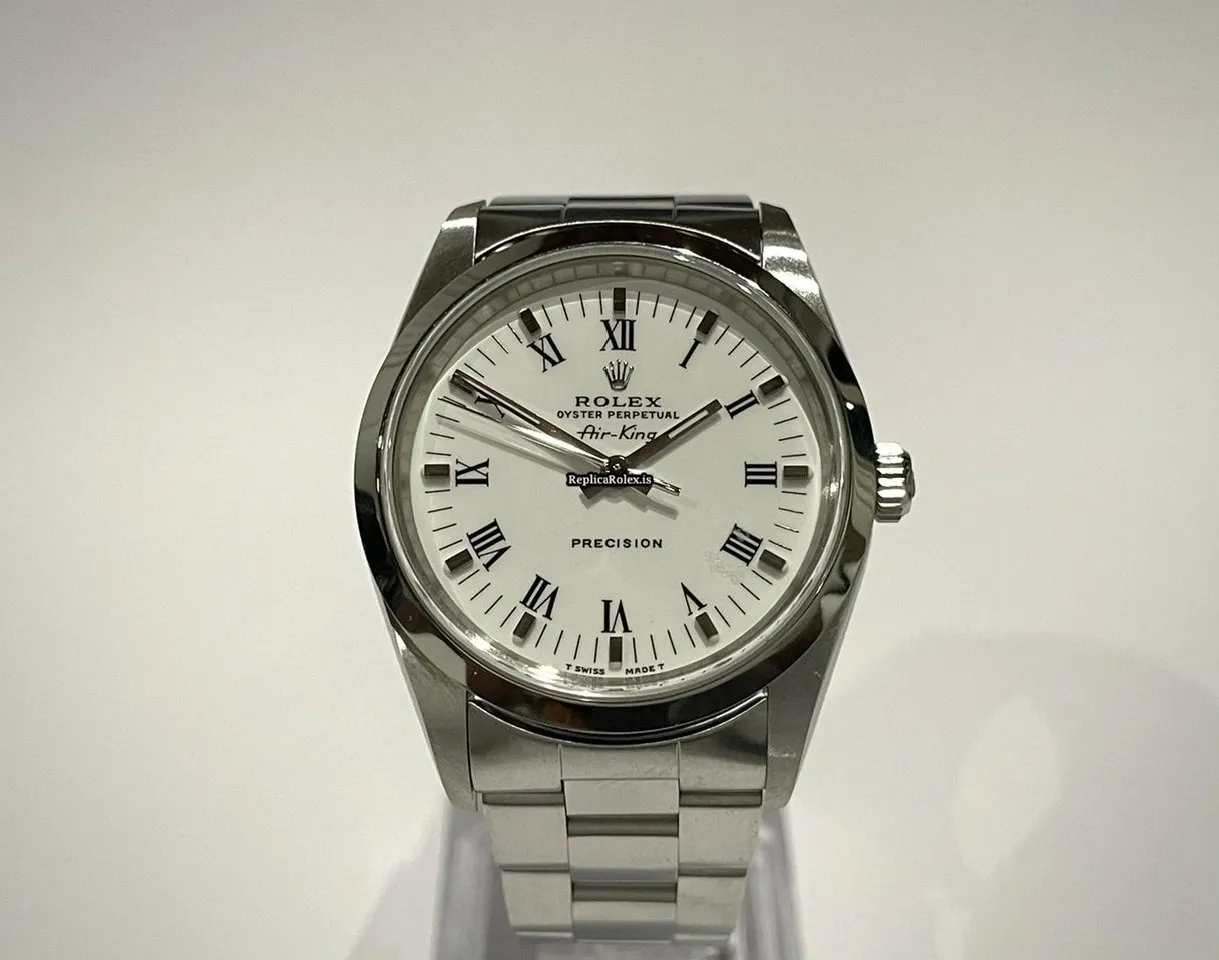 Superb Replica Rolex Air King Precision 14000 Caliber 3000 Automatic Movement 34mm Steel Case Mens/unisex Watch
