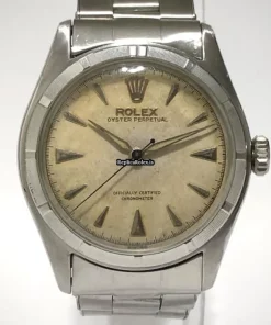 Ideal Replica Rolex Bubble Back 6107 Automatic Movement 34mm Steel Case Watch