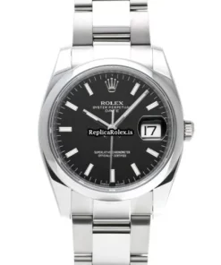 Excellent Replica Rolex Oyster Perpetual Date 115200 Caliber 3135 Automatic Movement 34mm Steel Case Watch