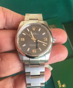 Suitable Copy Rolex Oyster Perpetual 34 114200 Caliber 3130 Automatic Movement 34mm Steel Case Mens/unisex Watch