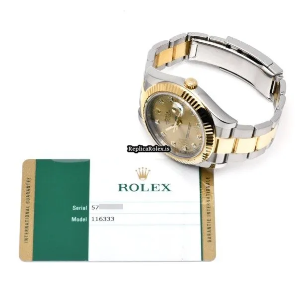 Unique Clone Rolex Datejust II 116333g Automatic Movement 41mm Steel Case Watch - Image 5