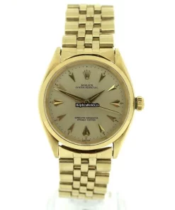 Swiss Replicas Rolex Oyster Perpetual 34 1002 Automatic Movement 33mm Yellow Gold Case Mens/unisex Watch
