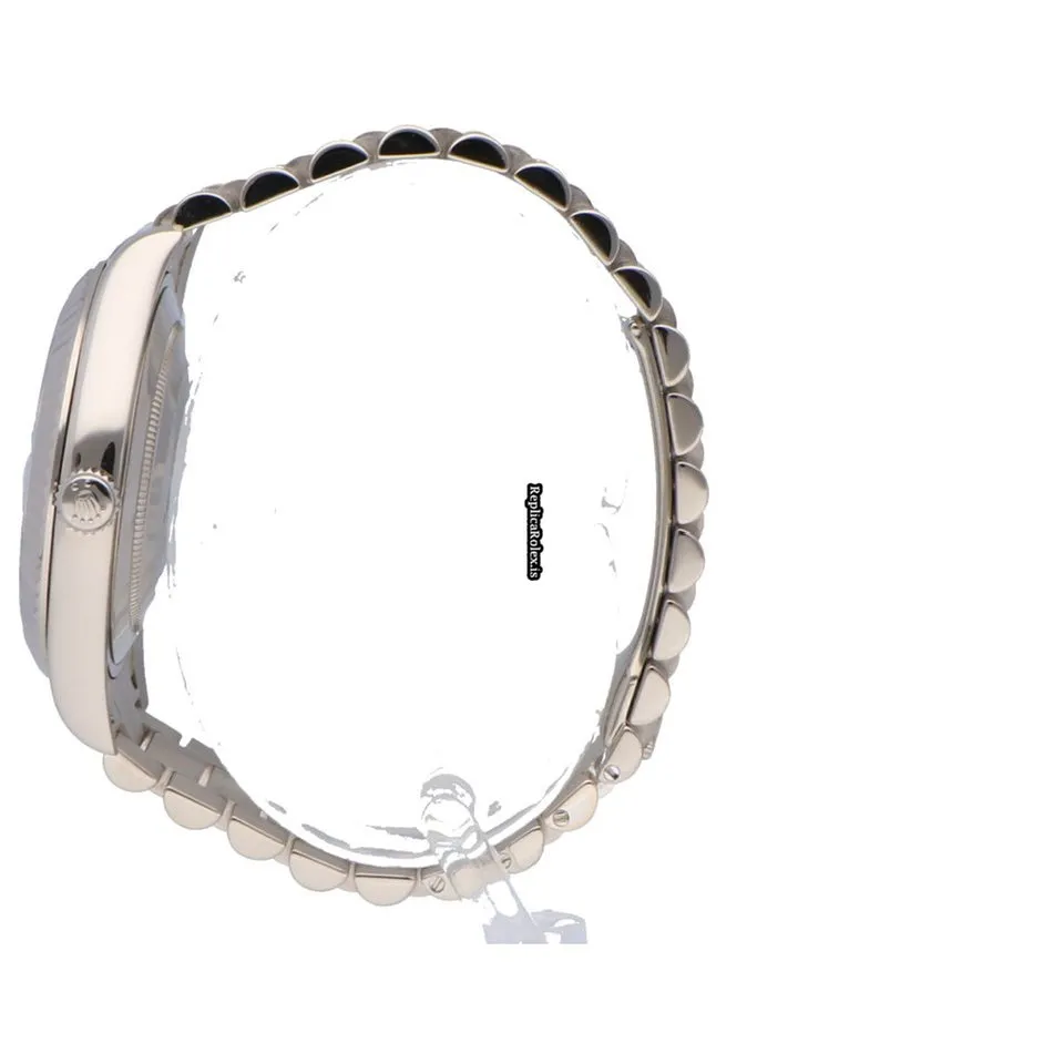 Affordable Imitation Rolex Day-date II 218239 Automatic Movement 41mm White Gold Case Mens/unisex Watch - Image 3