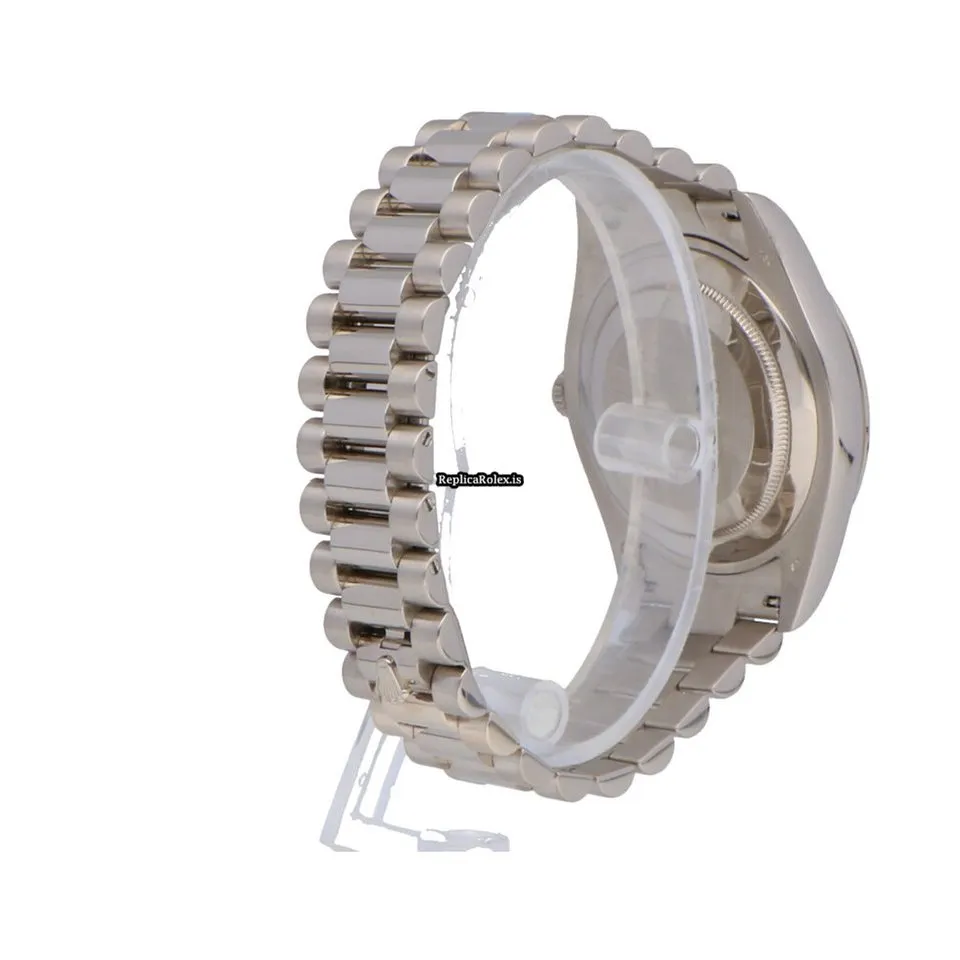 Affordable Imitation Rolex Day-date II 218239 Automatic Movement 41mm White Gold Case Mens/unisex Watch - Image 6