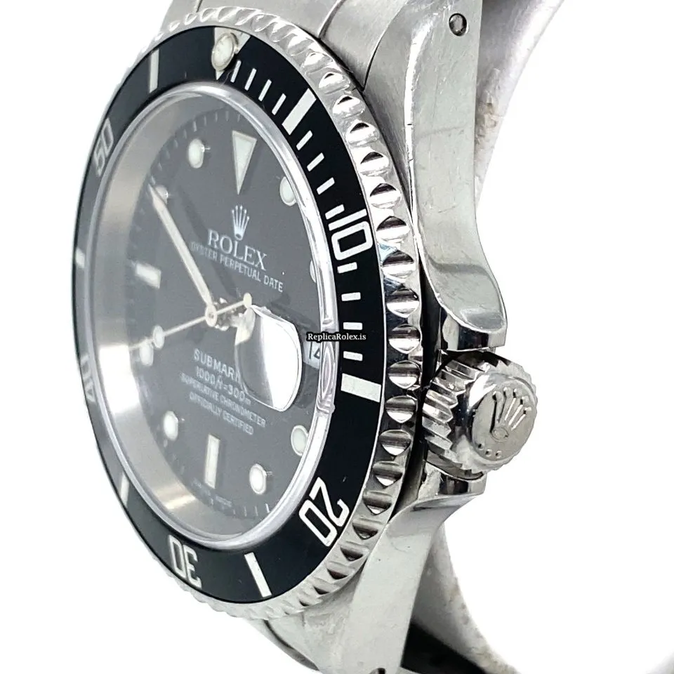 Terrific Replica Rolex Submariner Date 16610 Caliber 3135 Automatic Movement 40mm Steel Case Mens/unisex Watch - Image 3