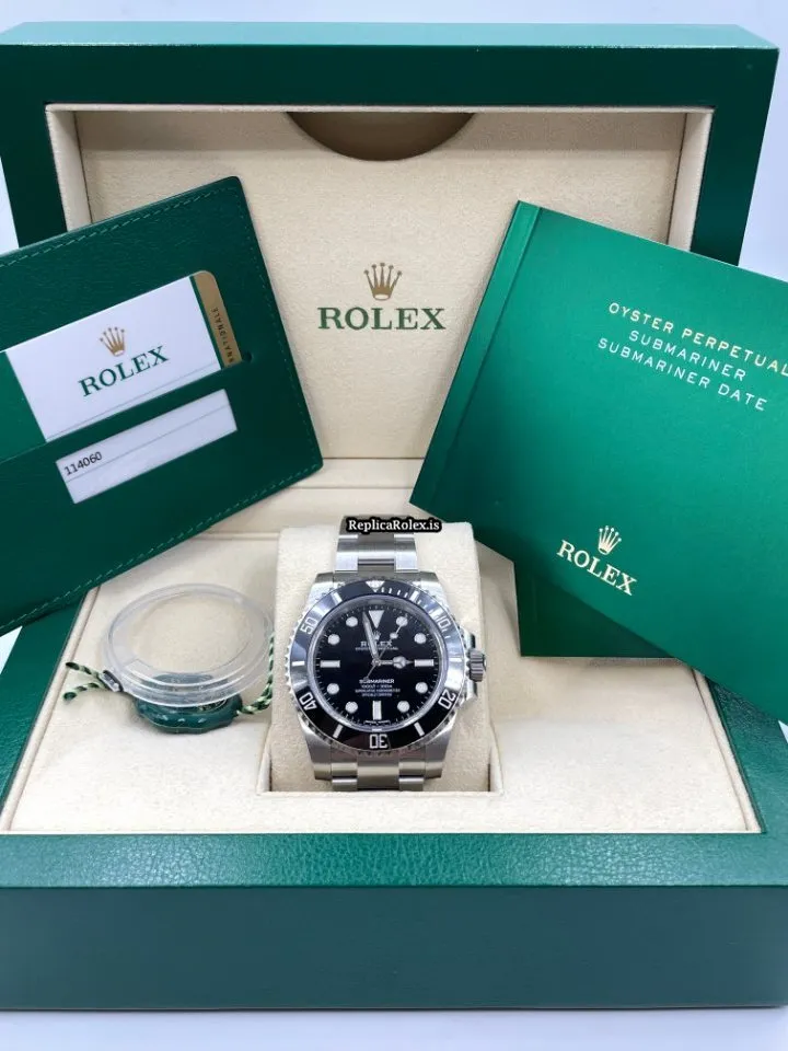 Appealing Fake Rolex Submariner 114060 Caliber 3130 Automatic Movement 40mm Steel Case Mens/unisex Watch - Image 2